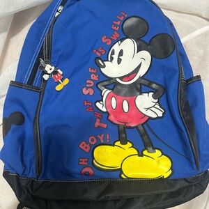 Disney Blue Mickey Mouse Backpack